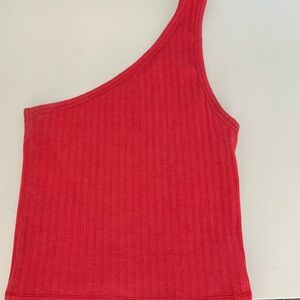 One shoulder tank top
